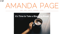 Desktop Screenshot of amanda-page.com